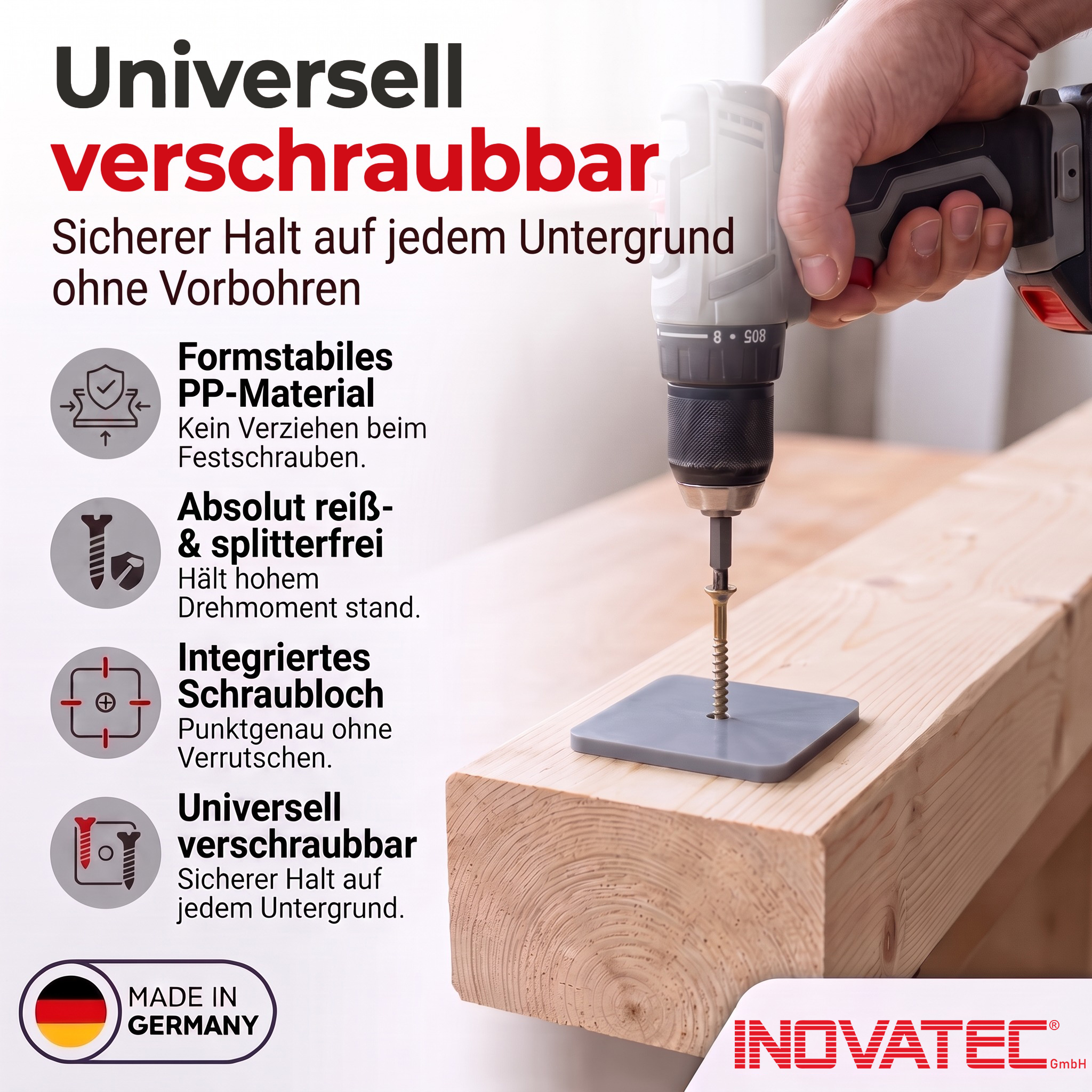 INOVATEC Kunststoff Unterlegplatten 70 x 70 4 inovatec-kunststoff-unterlegplatten-70x70-verschraubbar.jpg