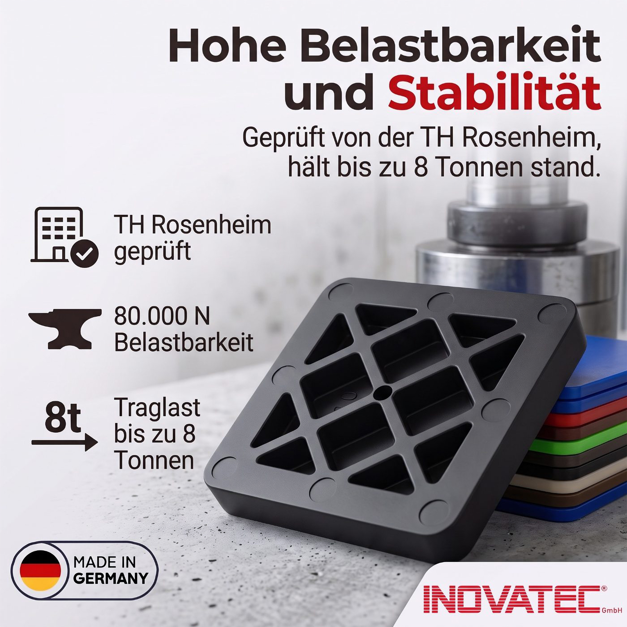 INOVATEC Kunststoff Unterlegplatten 70 x 70 5 inovatec-kunststoff-unterlegplatten-70x70-stabil.jpg