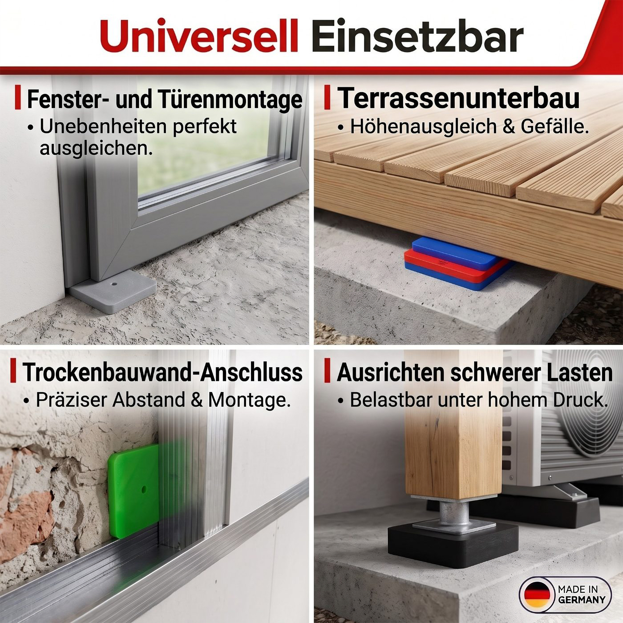 INOVATEC Kunststoff Unterlegplatten 70 x 70 6 inovatec-kunststoff-unterlegplatten-70x70-universell.jpg