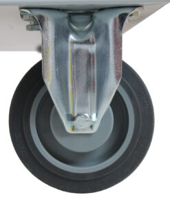 ADB Rollwagen mit 6 Lochplatten mit 2 Lenkrollen und Bremsen Lichtgrau (RAL7035) 11 inovatec-lenkrolle.jpg