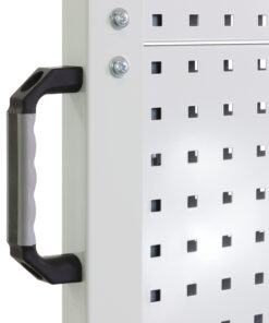 ADB Rollwagen mit 6 Lochplatten mit 2 Lenkrollen und Bremsen Lichtgrau (RAL7035) 8 inovatec-rollwagen-mit-6-lochplatten-3.jpg