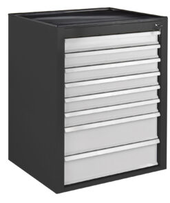 ADB Schubladenschrank MAMMUT 8 Schubladen mit Vollauszug 71 x 90 cm (B x H) 7 inovatec-schubladenschrank-mammut-8-schubladen-mit-vollauszug-71x90cm-lichtgrau-anthrazit-1.jpg